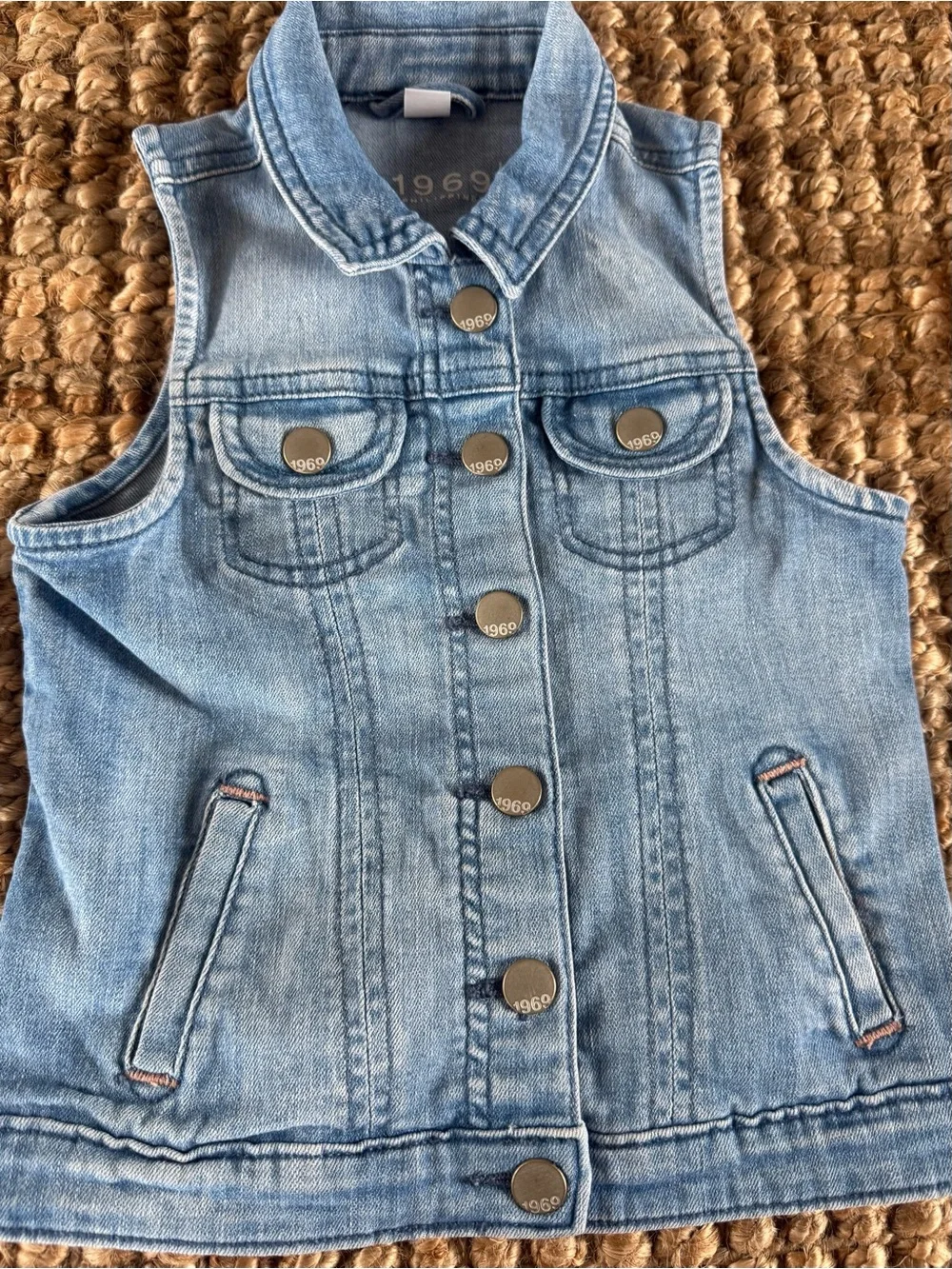 GAP sleeveless denim